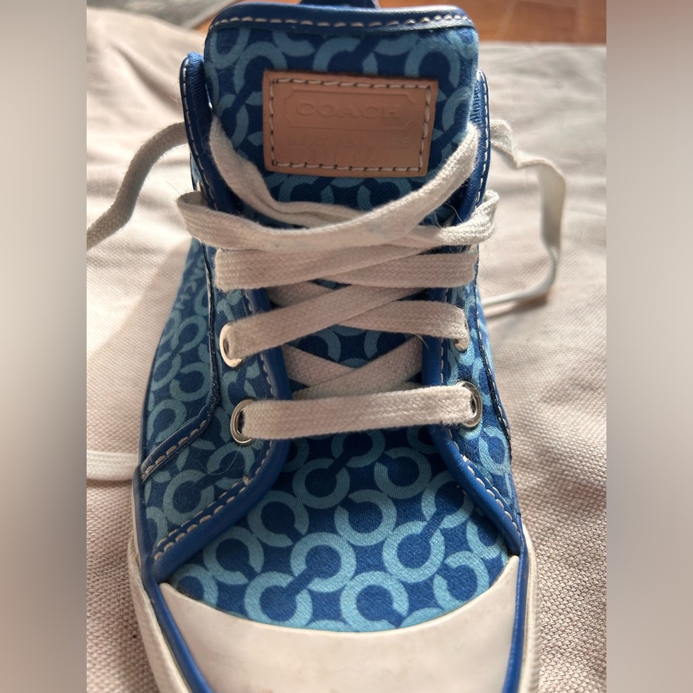 Coach Barrett Blue Sneakers